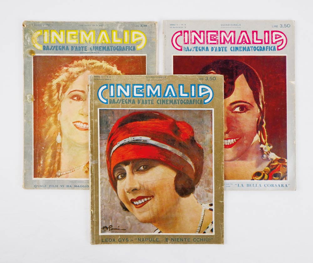 cinemalia | rassegna d’arte cinematografica | quindicinale illustrata | nn. i 1 (1 dic 1927), ii 2 (15 gen 1928) e ii 8 (15 apr 1928)