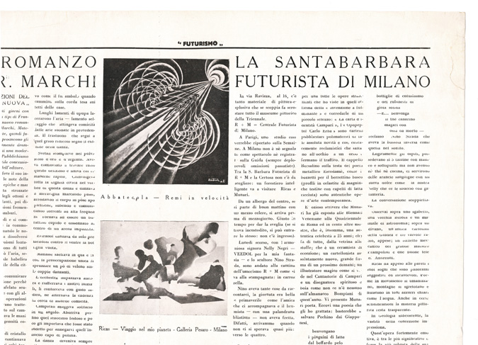 pianeta a destra [in: «futurismo: settimanale dell’artecrazia italiana» n. ii 41]