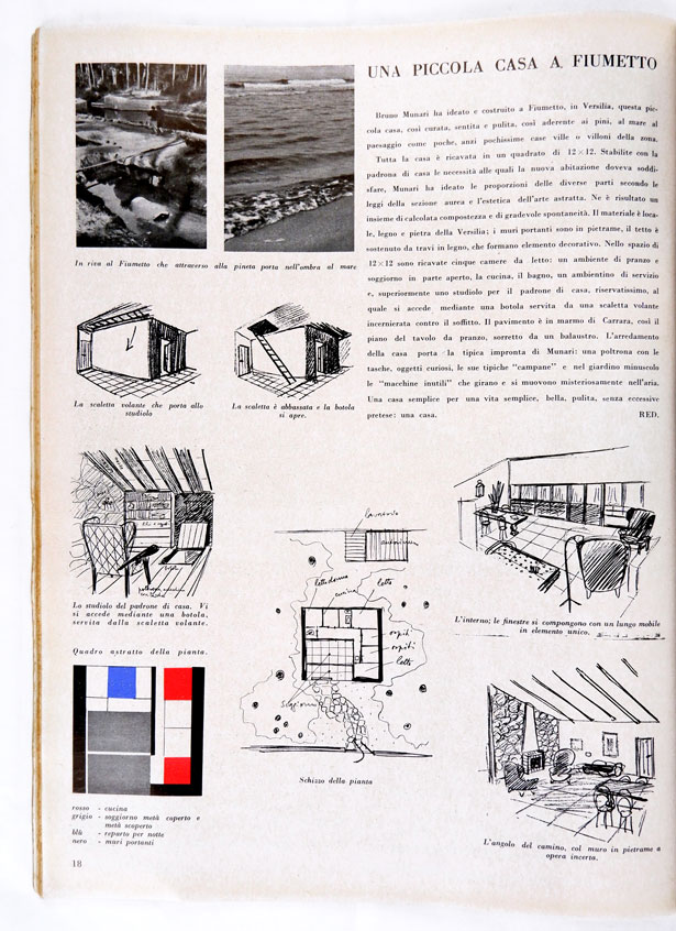 una piccola casa a fiumetto; stile robinson [in:«lo stile: architettura, arti, lettere, arredamento, casa» n. 30]