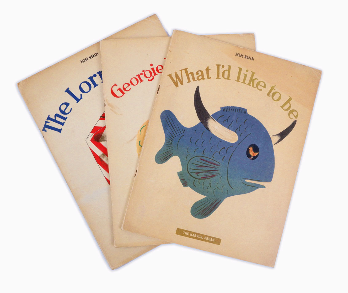bruno books: the lorry driver, georgie has lost his cap, what i’d like to be [mai contenti]