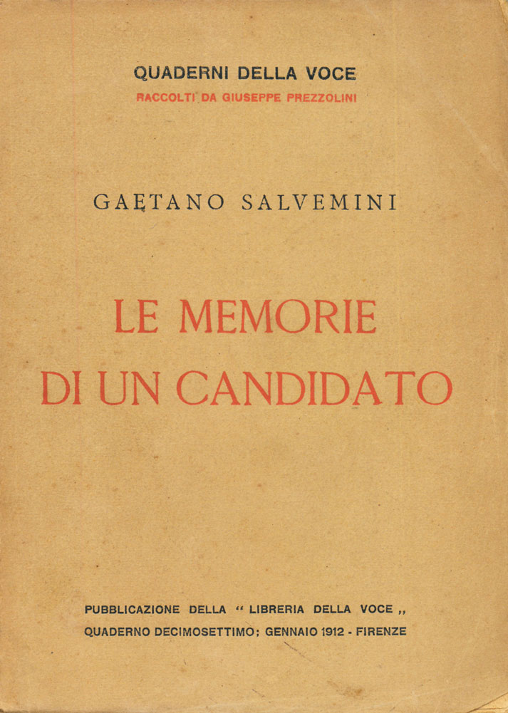 le memorie di un candidato
