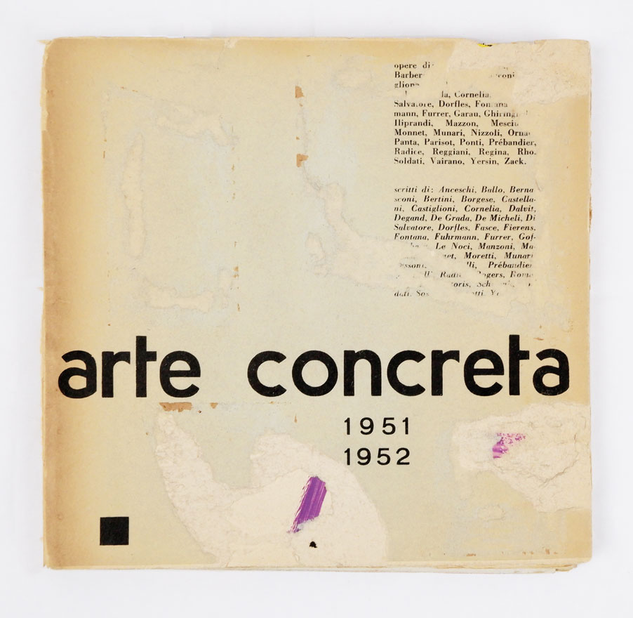 arte concreta 1951 | 1952 [titolo in copertina: contiene la serie completa dei bollettini nn. 1 - 7]
