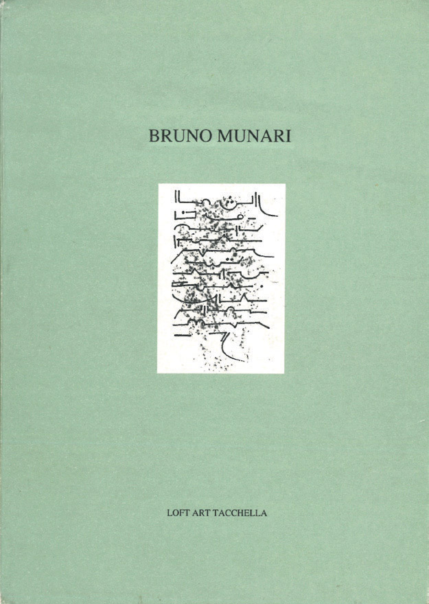 segni, scritture, visi [in copertina solo:] bruno munari