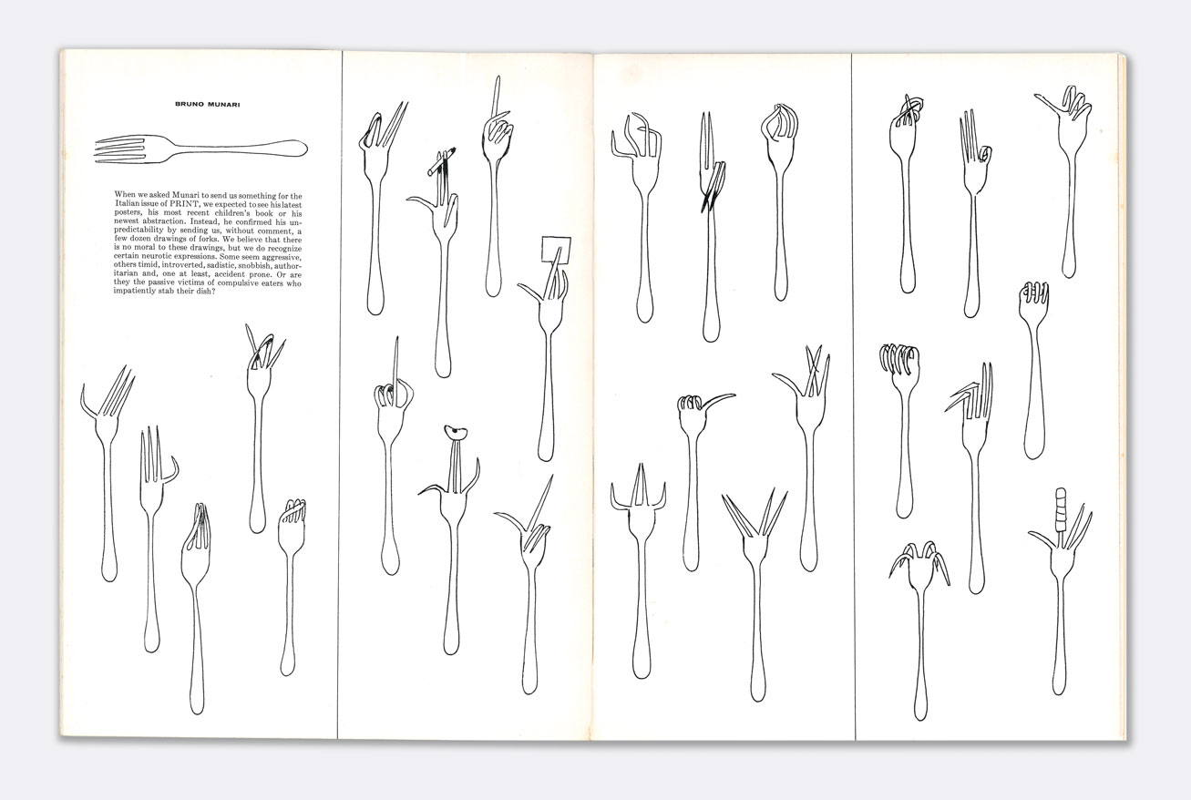 print || italian issue x:2 [contiene: munari’s forks]