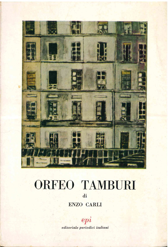 orfeo tamburi di enzo carli. nove tavole a colori, quarantasei in nero