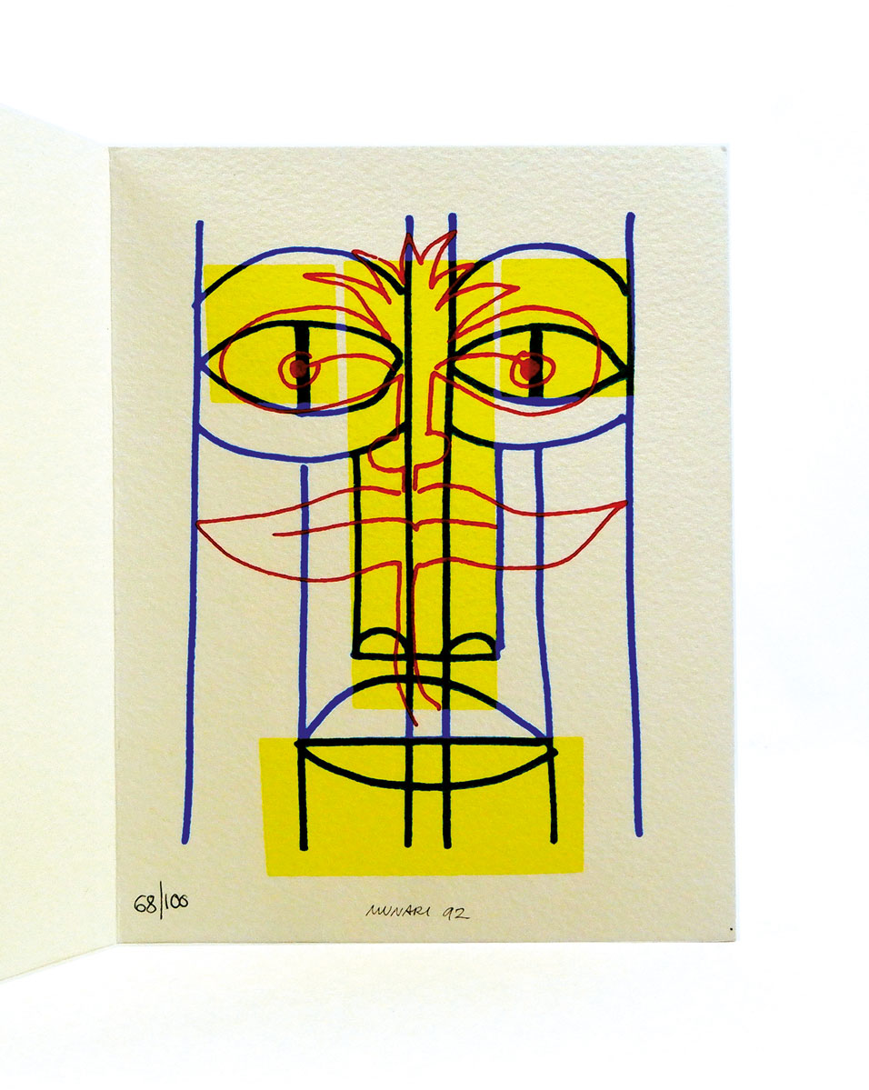 [ alla faccia ! (serigrafia originale autografata e prodotta in concomitanza del libro) ]