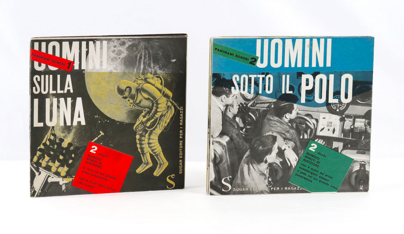 panorami sonori di bruno munari e marcello piccardo: 1 | uomini sulla luna; 2 | uomini sotto il polo