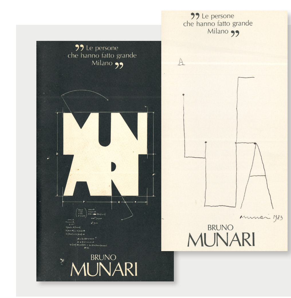 ”le persone che hanno fatto grande milano” | bruno | munari
