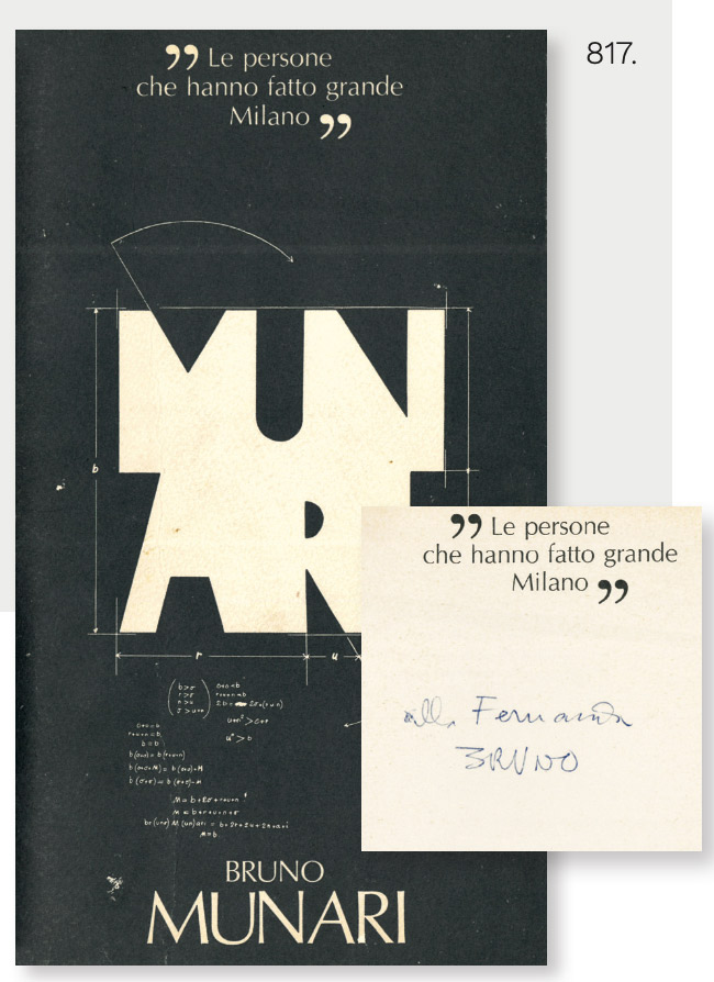 ”le persone che hanno fatto grande milano” | bruno | munari