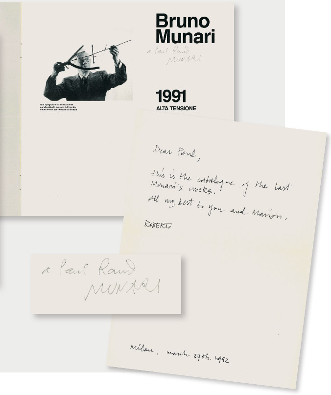 1991 | alta tensione [in copertina:] un nuovo munari - 1991 [copia di associazione]