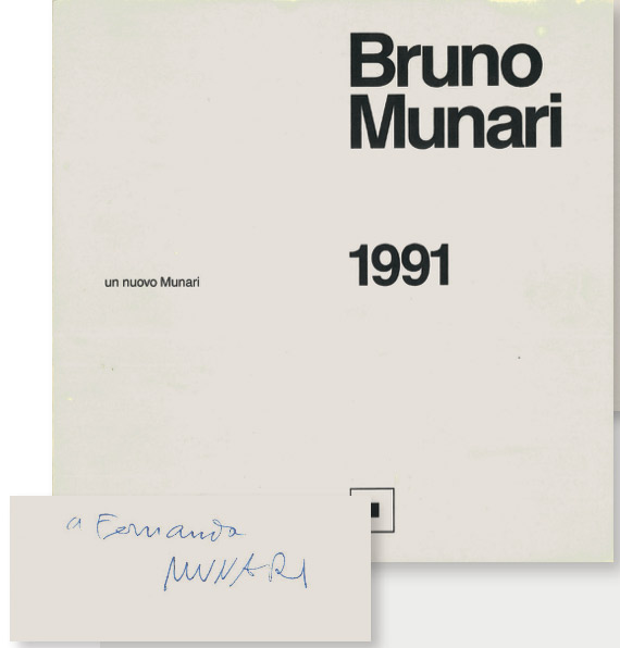 1991 | alta tensione [in copertina:] un nuovo munari - 1991 [autografato]