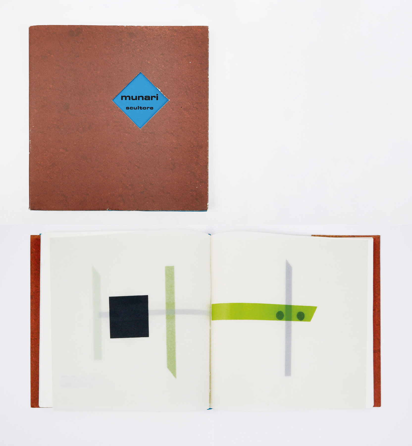 bruno munari [al frontespizio; in copertina:] munari | scultore [seconda tiratura, contiene: libro illeggibile na - 1]
