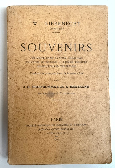 souvenirs | souvenirs d’exil en suisse (anno 1849) [...]