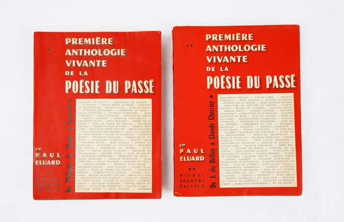 première anthologie vivante de la poésie du passé. vol. 1: de philippe de thaun a pierre de ronsard. vol. 2: de joachim du bellay a l abbé claude cherrier