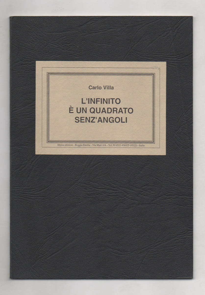 l’infinito è un quadrato senz’angoli