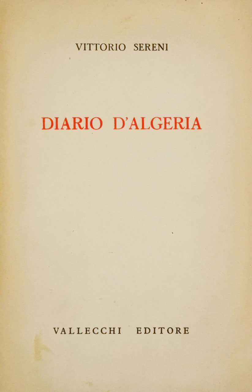 diario d’algeria [tiratura numerata]