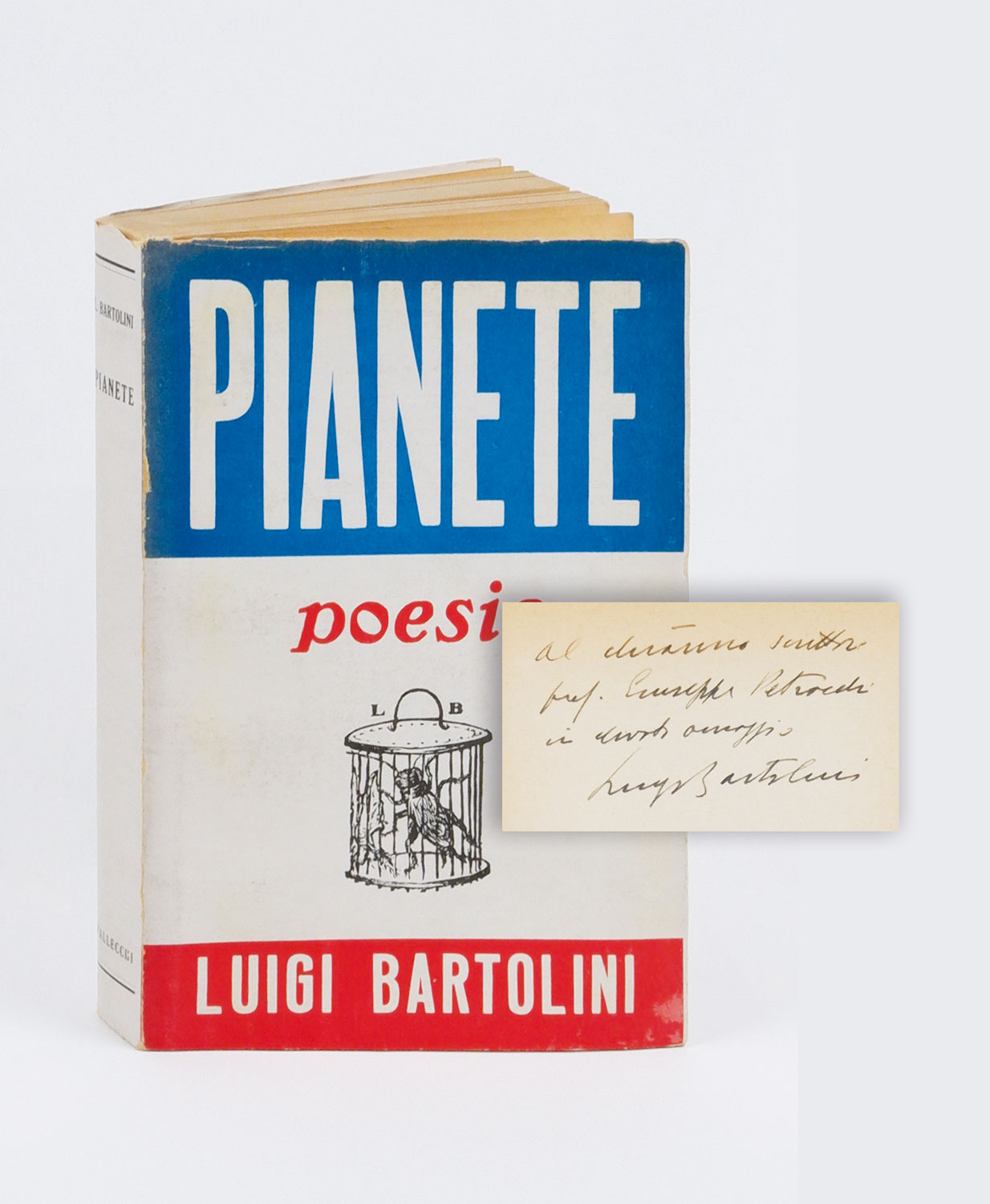 pianete. poesie. preceduto da un’introduzione di giacinto spagnoletti e da un commento dell autore. seguite dal capitolo «ragioni liriche riguardanti la mia pittura, le mie acqueforti»