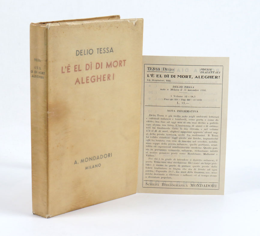 l è el dì di mort, alegher! nove saggi lirici in dialetto milanese con testo esplicativo in lingua