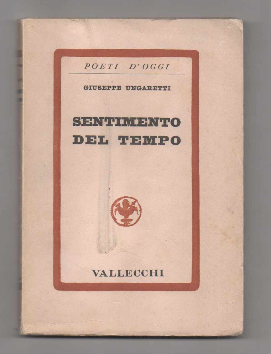 sentimento del tempo. con un saggio di alfredo gargiulo