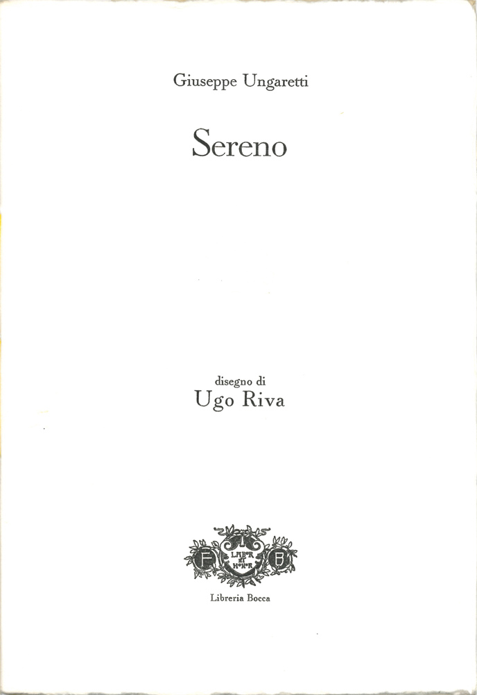 sereno. disegno di ugo riva