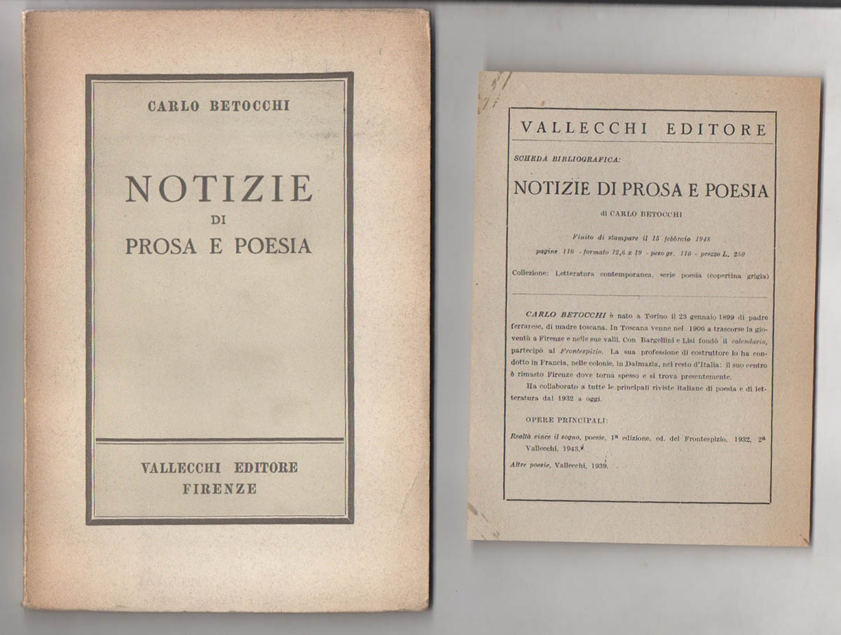 notizie di prosa e poesia