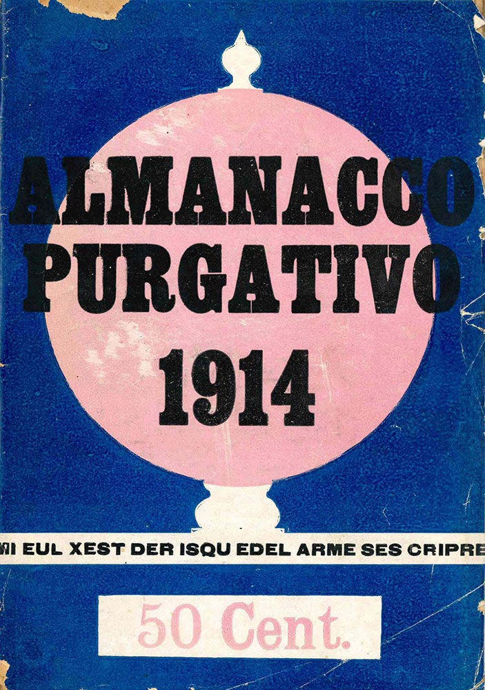 almanacco purgativo 1914 [copertina blu - rosa]