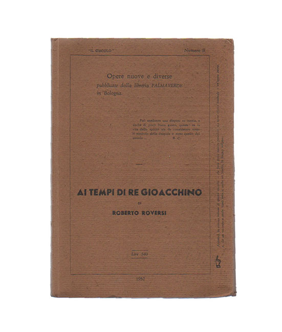 ai tempi di re gioacchino. racconti