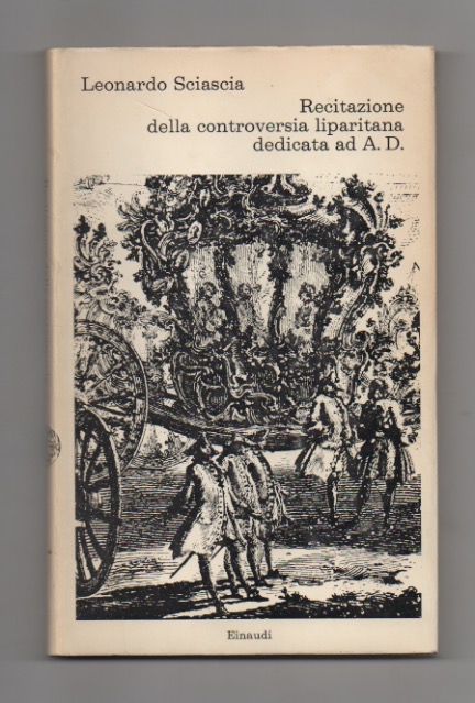 recitazione della controversia liparitana dedicata ad a.d.