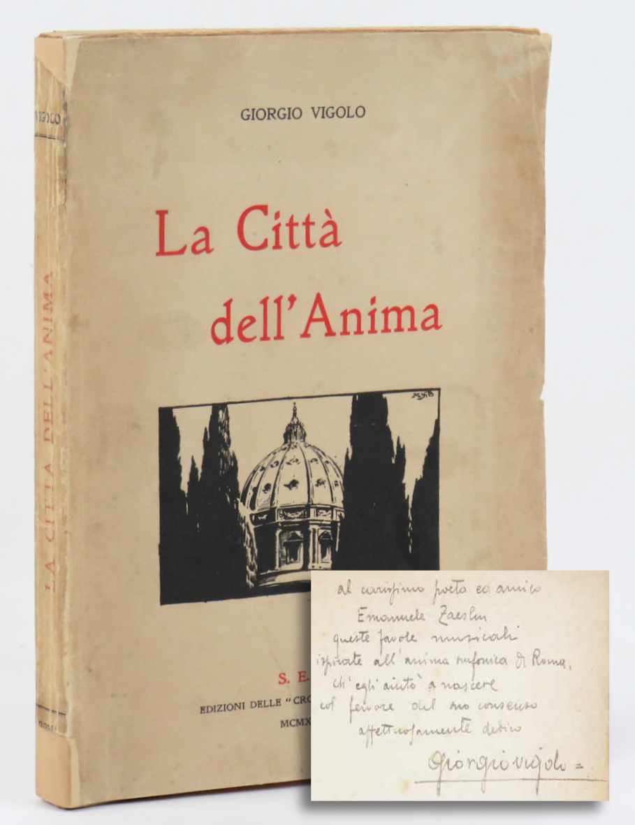 la città dell’anima [i.e. roma] (disegni di mario barberis)