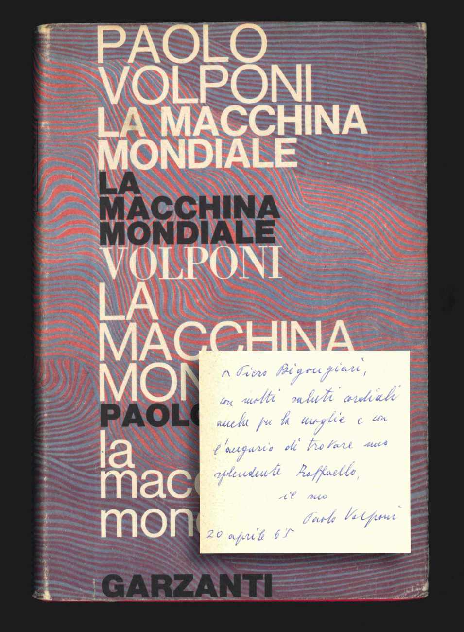 la macchina mondiale. romanzo