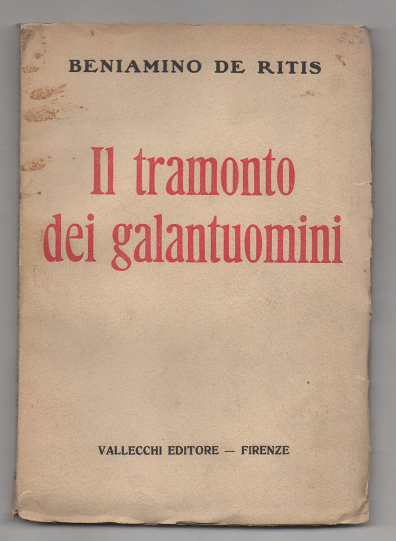 il tramonto dei galantuomini
