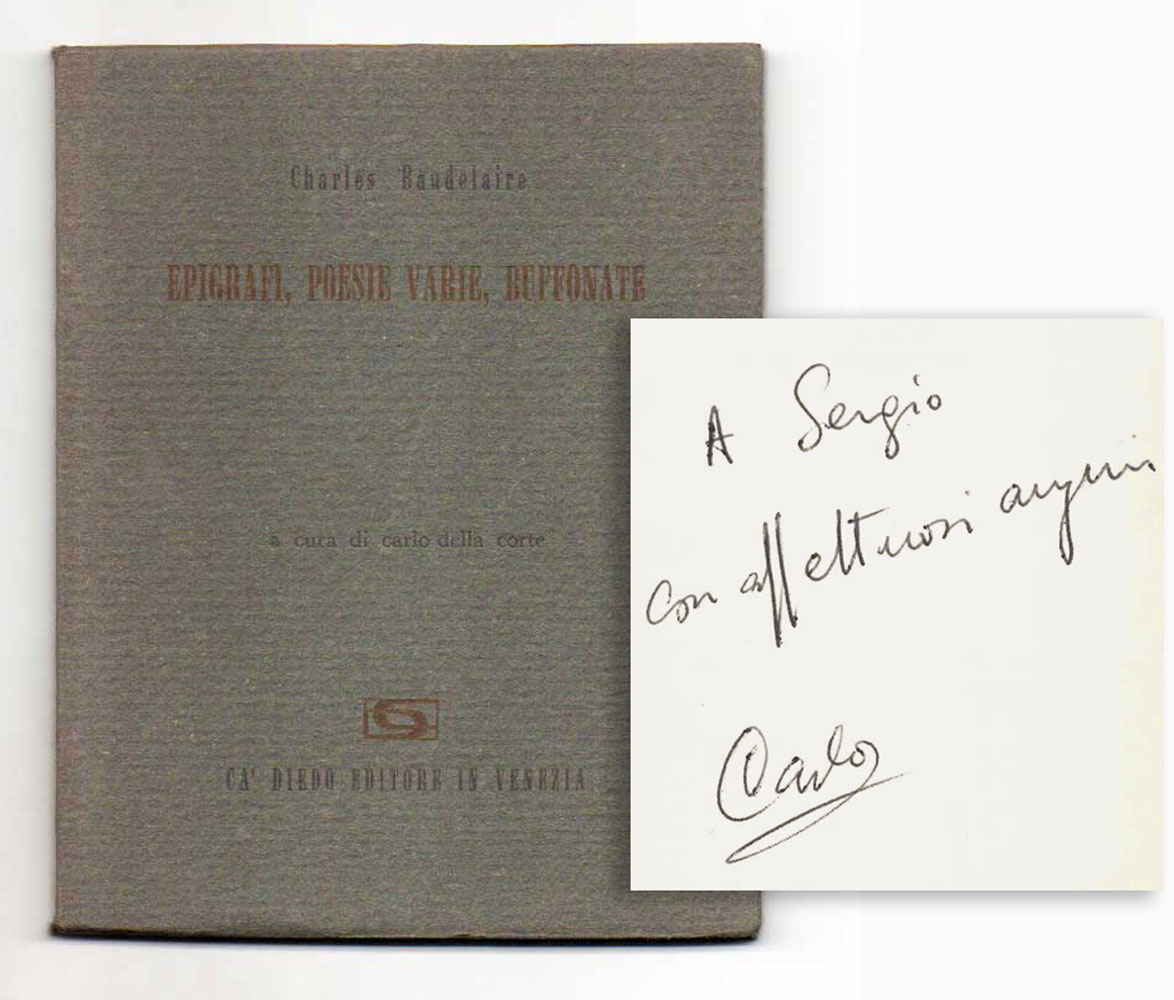 epigrafi, poesie varie, buffonate. a cura di carlo della corte