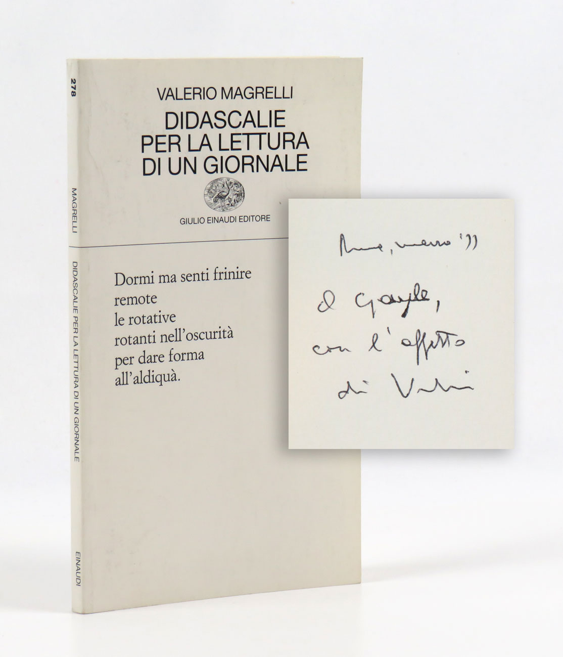 didascalie per la lettura di un giornale