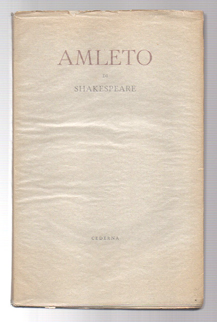 amleto principe di danimarca, traduzione di eugenio montale