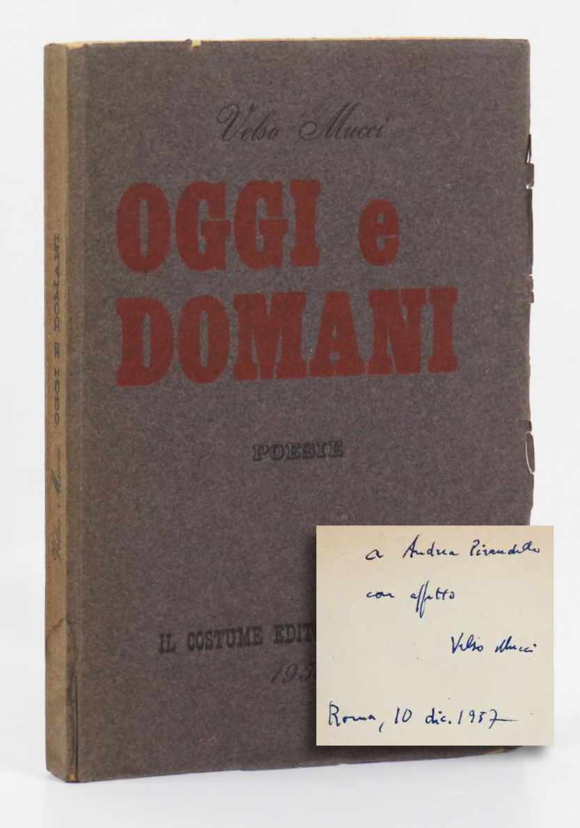 oggi e domani. poesie