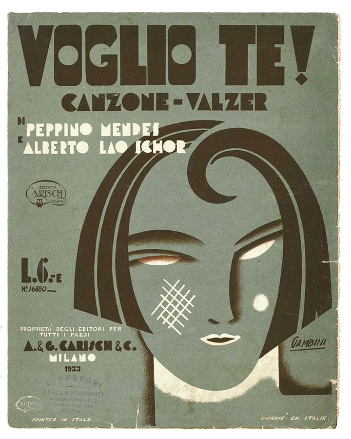 voglio te! canzone-valzer di peppino mendes e alberto lao schor