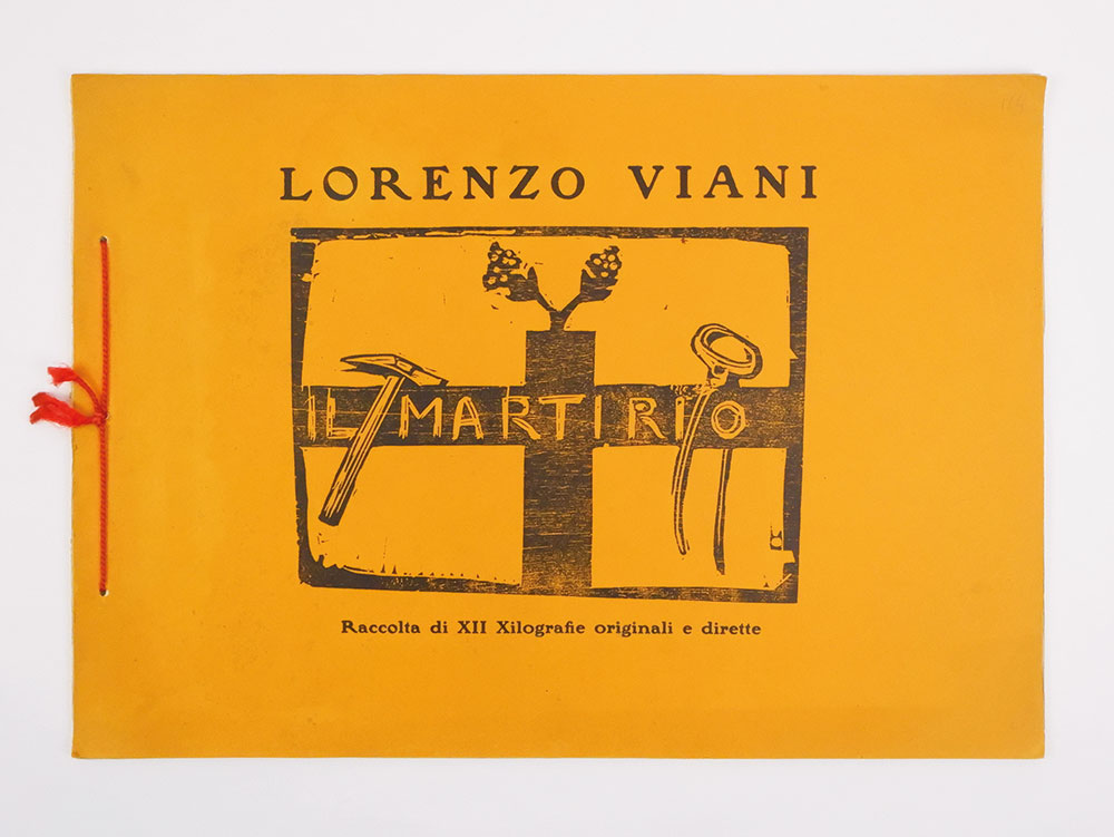 il martirio. raccolta di xii xilografie originali e dirette