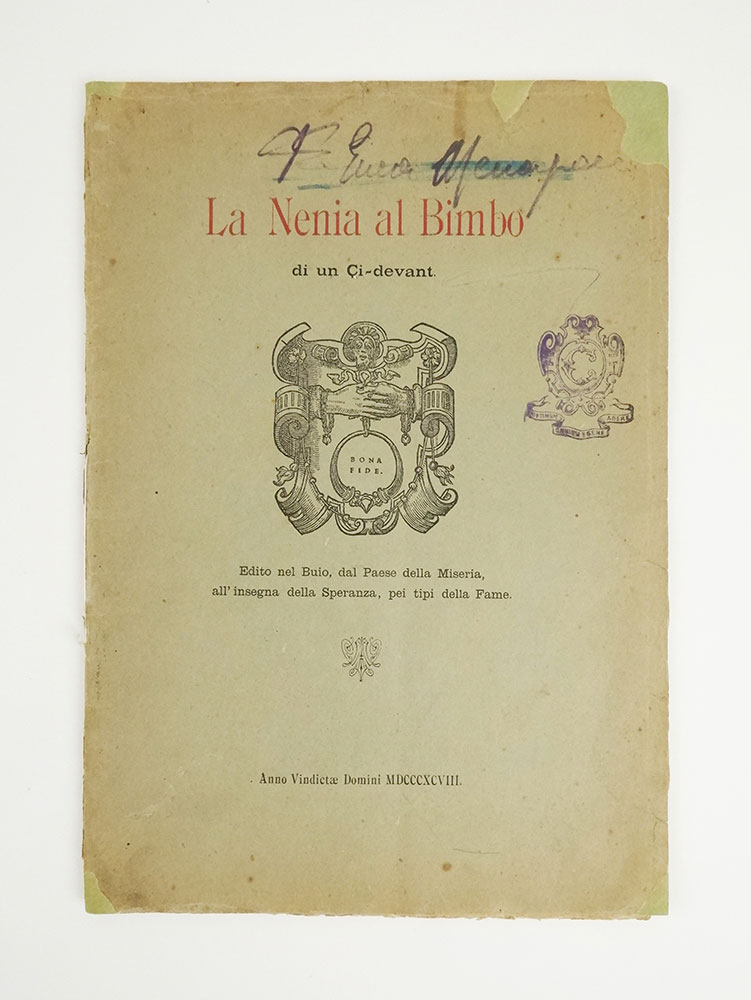 la nenia al bimbo di un Çi-devant