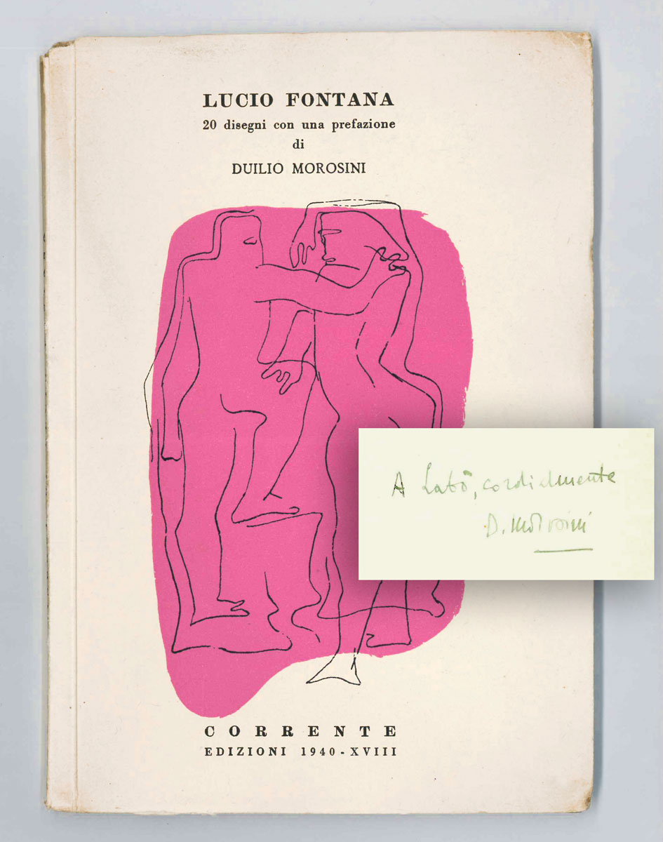 lucio fontana. 20 disegni con una prefazione di duilio morosini